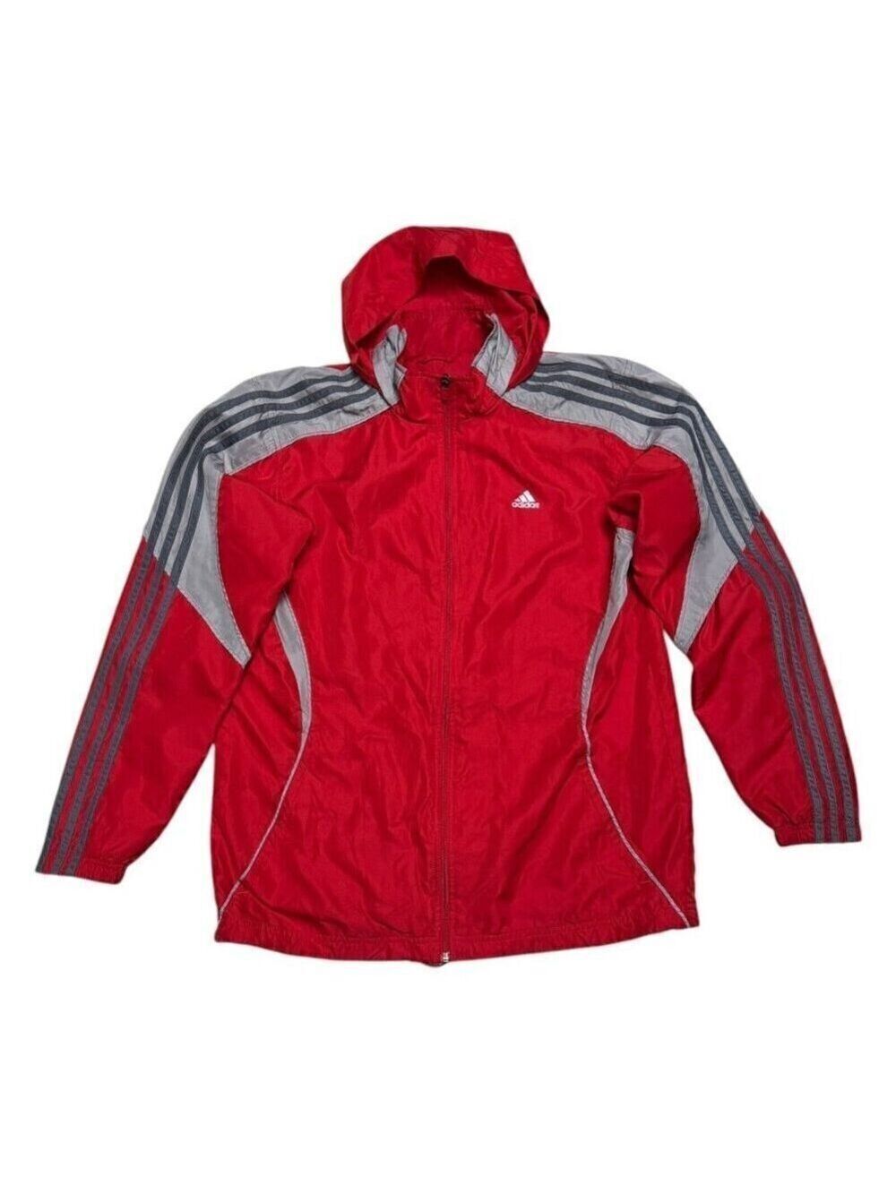 ADIDAS Retro Vintage Y2K 2000s Lightweight Activewear Windbreaker Jacket Medium